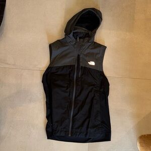 North face hooded vest